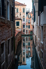 Fototapeta na wymiar Typical canal of Venice
