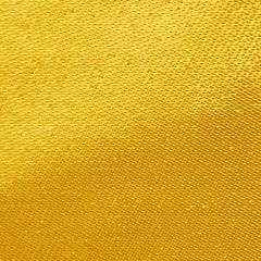 Gold thread on the fabric