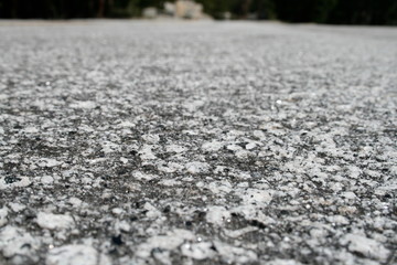 rough texture on the road