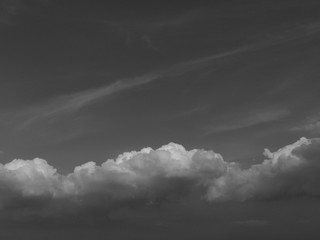 Fototapeta premium cloudy sky black and white