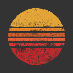 SUN Vintage Circle IllustrationsBasic RGB © CPYdesigns