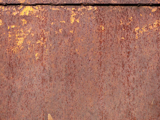 Rusted metal texture
