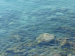 sea water with stone outdoor