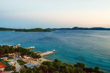 Fototapeta na wymiar The Vodice beach, Croatia.