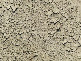cracks in the ground