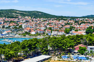Fototapeta premium The Vodice cityscape.