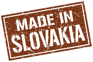 made in Slovakia stamp