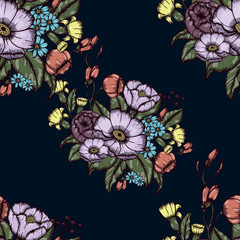  floral elegance seamless pattern