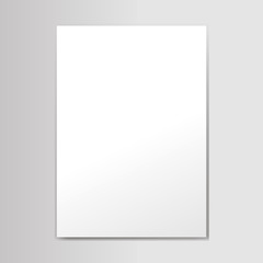 white paper sheet