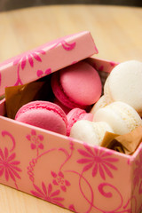 set of macaroon in beautiful gift boxes