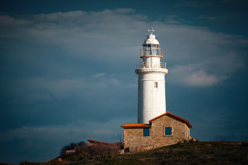 Fototapeta na wymiar Lighthouse at Cyprus