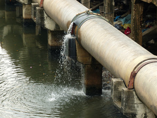 leaking pipe
