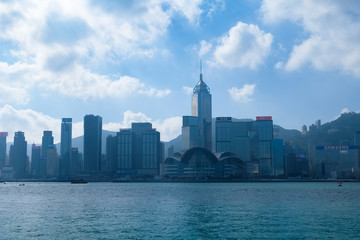 香港 ビクトリアハーバー 湾仔方面