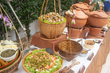Thai's traditional earthware pot