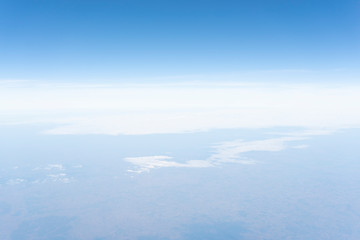 sky and clouds in the pattern background