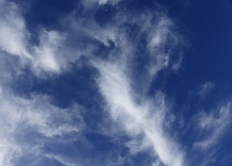 Blue sky with cloud
