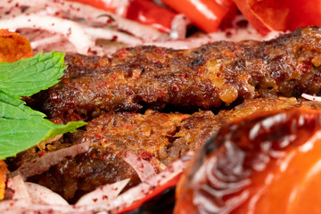 Turkish Adana kebab