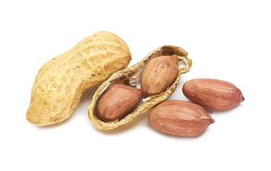 Roasted peanuts peeled and not peeled in shell nutritious delicacy