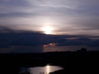 Obraz premium sunset over sea