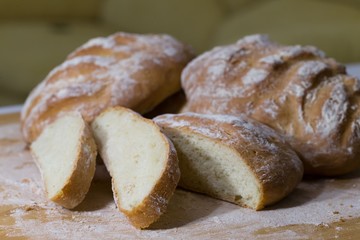 Food. Bread home bakery