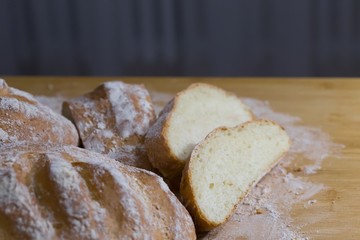 Food. Bread home bakery