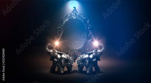 Mirror Magical Fortune Telling And Fulfillment Of Desires