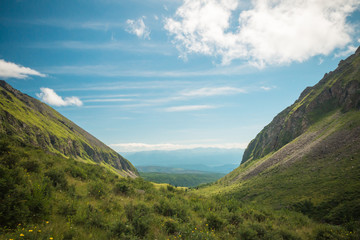 The mountains. Height. beauty