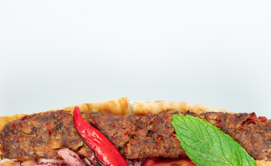 Turkish Adana kebab
