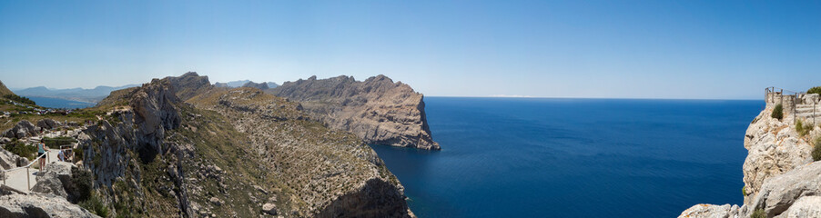 Fototapeta na wymiar Norden Mallorca Formentor