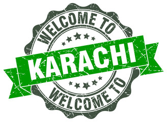 Karachi round ribbon seal