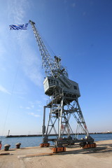 Fototapeta premium Derrick Crane