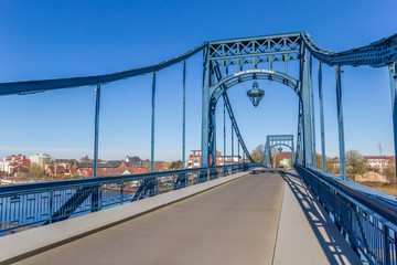 Historic Kaiser Wilhelm bridge in Wilhelmshaven, Germany