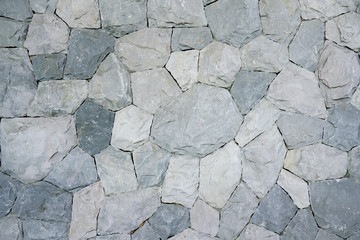 Obraz premium Round & pentagon Black stone pattern background & wallpaper