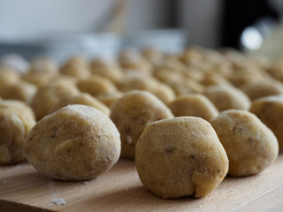 Rohe Gnocchi mit Maronen
