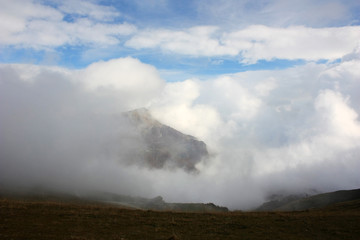 Fog in the mountains