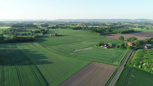 Landschaft aus der Luft, Deutschland
