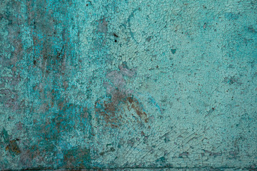 Beautiful old grunge wood texture. retro material painted with peeled paint. Stock background, photo