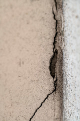 Cracked concrete background