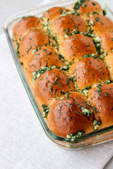 dumplings with garlic sauce