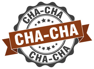 Obraz premium cha-cha stamp. sign. seal