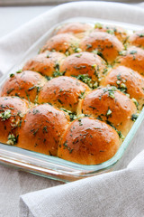 dumplings with garlic sauce