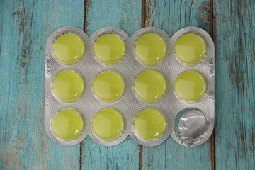 Pastilles médicament pour le mal de gorge