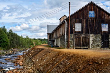 Obraz premium Mining town