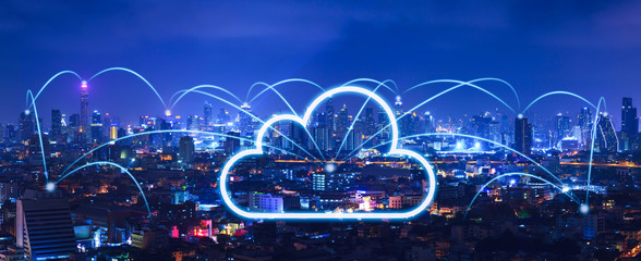 Cloud network and connection city