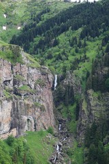 Fototapeta premium andscape village nature. artvin /savsat/TURKEY