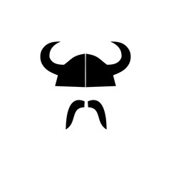 Viking logo design vector template