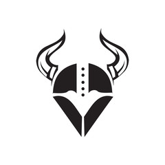 Viking logo design vector template