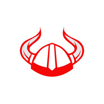 Viking logo design vector template