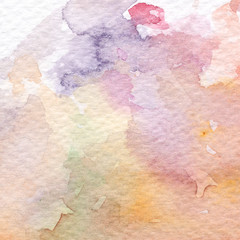 watercolor stains. background. the texture of the paper. smudges.  autumn