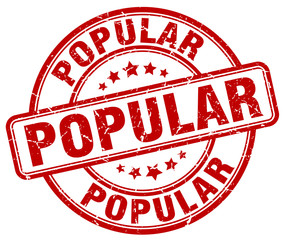 popular red grunge round vintage rubber stamp